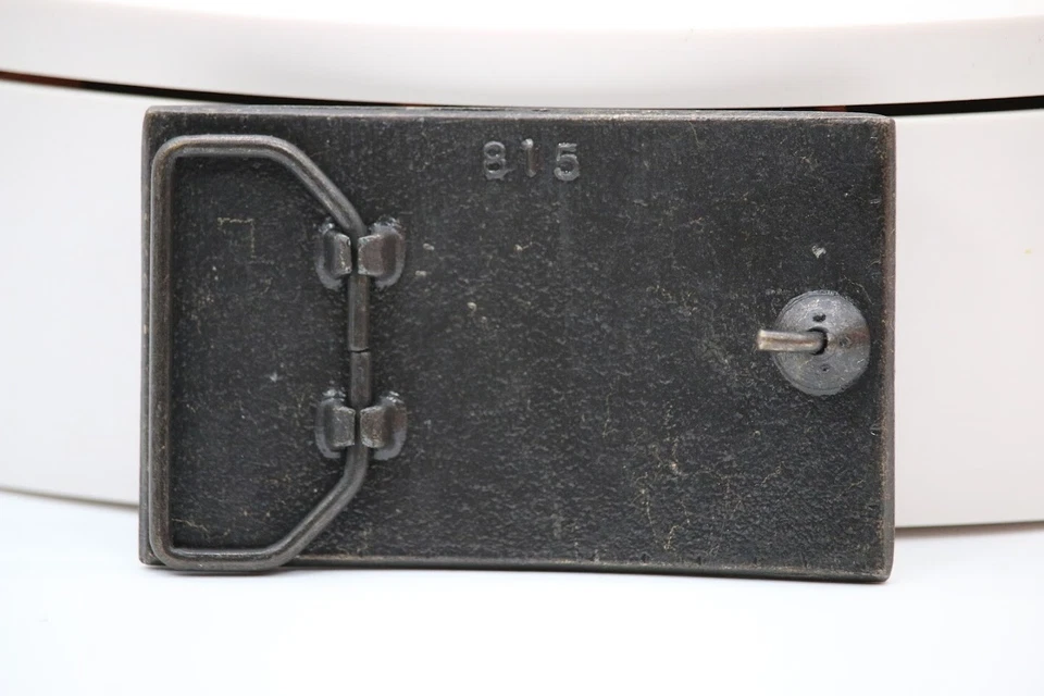 Винтажная пряжка ремня Prov.R.I. Револьвер Remington Cap & Ball Jesse James Confederate - Изображение 2 из 2