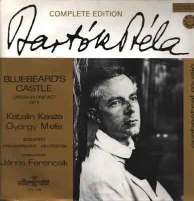 Bartok Bluebeards Castle (Opera In One Act) Op. 11 Hungaroton Vinyl LP