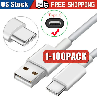 USB Type C Data Cable 5A Fast Charging USB-A to USB-C Charger lot Cord For Phone