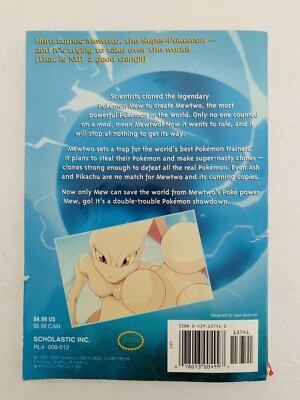 Pokémon The First Movie Mewtwo Strikes Back Paperback Vintage 1998