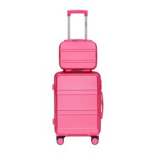 Reisekofferset Koffer Beautycase Trolley Hartschale Modell Anubis 2tlg BARUT