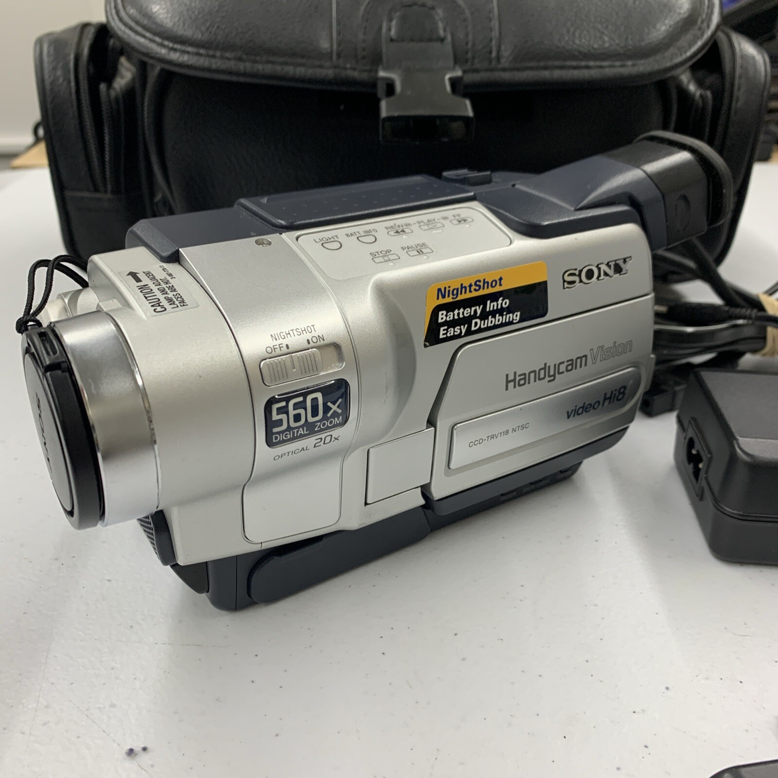 Sony DCRTRV140 Digital 8 Camcorder Tested & Works With Battery