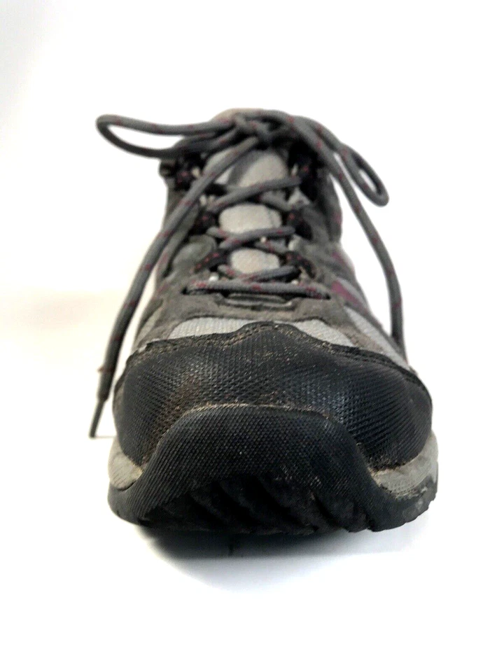 Botas de tornozelo Hi-Tec Trail II feminino tamanho 8 cinza com cadarço impermeável para caminhada - Imagem 3 de 4