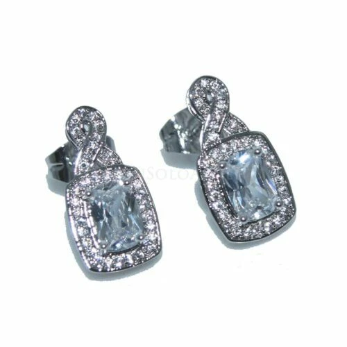 Bigiotteria bianco zircone cubici in ottone