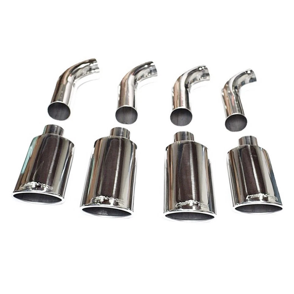 8X Puntas de tubo de escape silenciador para Mercedes Benz W464 G500 G550 G63 Clase G 16-19 Foto 2 de 4