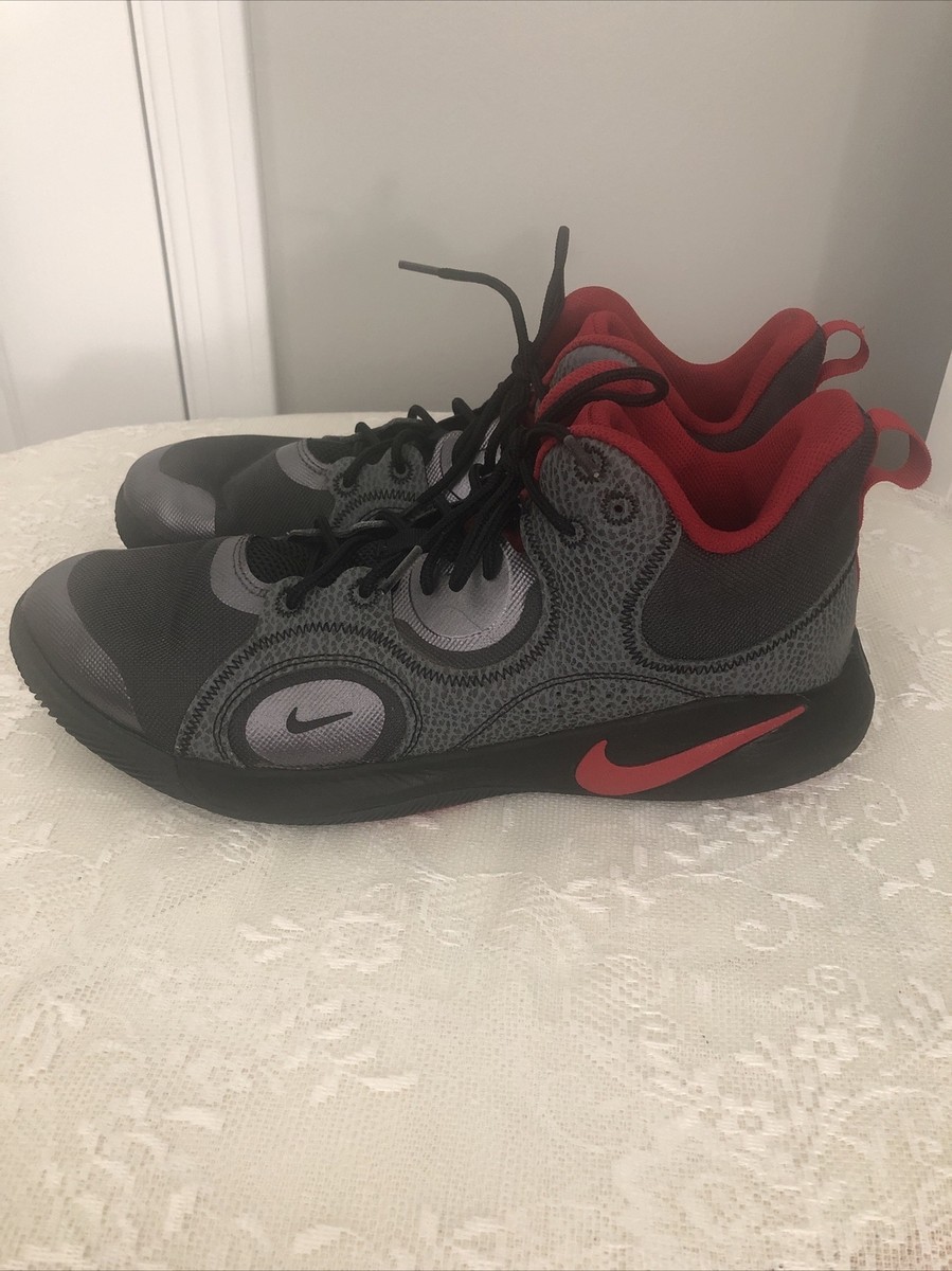Nike Fly By Mid‎ 2 Basketball Sneaker Shoes Mens Size 11 Gray Red CU3503-005 Nike Mens Fly By Mid 2 CU3503-005 Gray & Red Basketball  main image 2