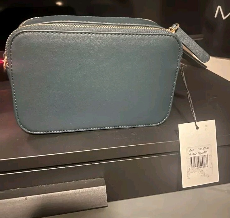 Marcs By Marc Jacob Bag Budapest Zip Bag New With tags Crossbody Petrol Colour eBay