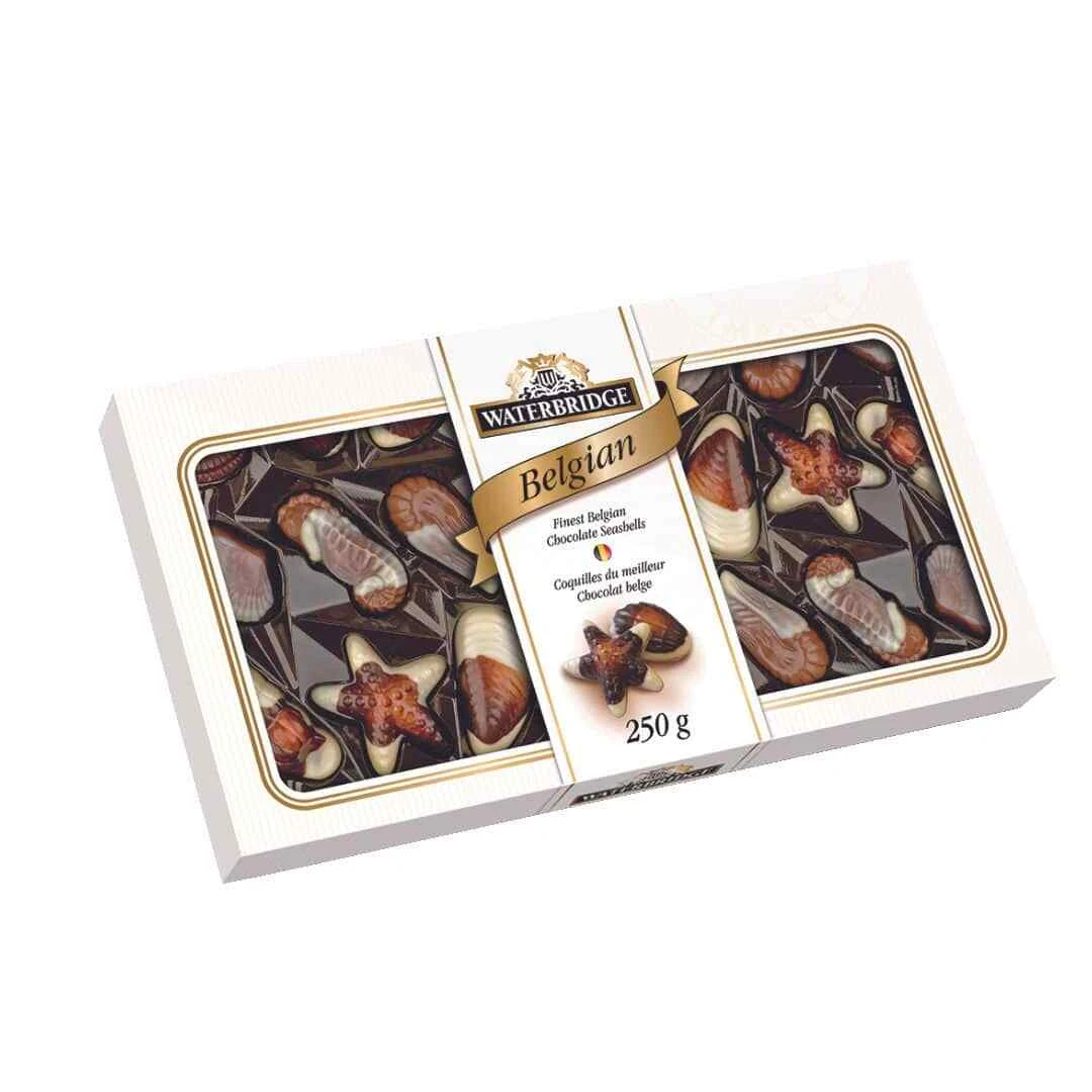 2 Pack Waterbridge Belgian Chocolate Seashells Carton 250 g eBay