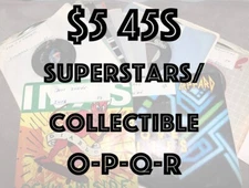 $5.00 45s - Mixed Genres & Years - VG to NM Condition - Flat $5.00 Shipped -OPQR