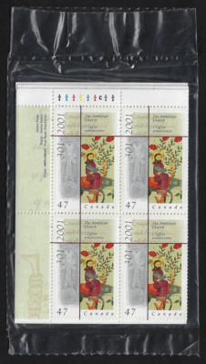 Canada — Matched Set of 4 Blocks SEALED — 2001, Armenian Church #1905 ...