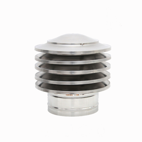 CHIMNEY COWL Anti Down Draught Stainless Steel Flue Pipe Cap, Vent, Top
