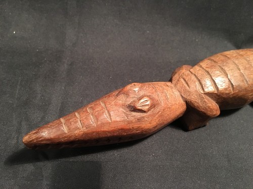 Wood Crafted Crocodile Decor / Message Holder (WC18-09) - Picture 2 of 12