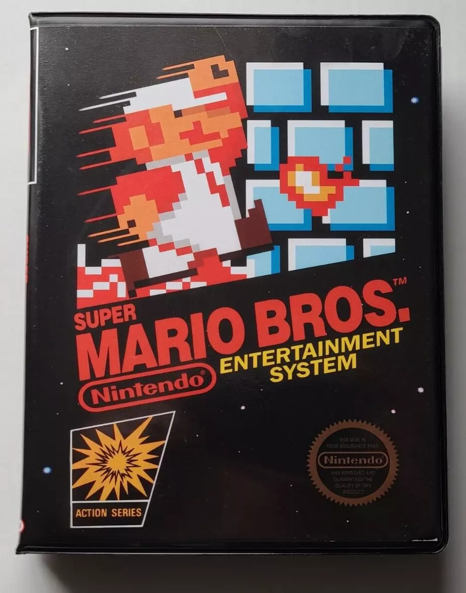 Nintendo Nes Super Mario Bros Box 