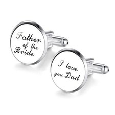 Cufflinks Father of The Bride I Love You Dad