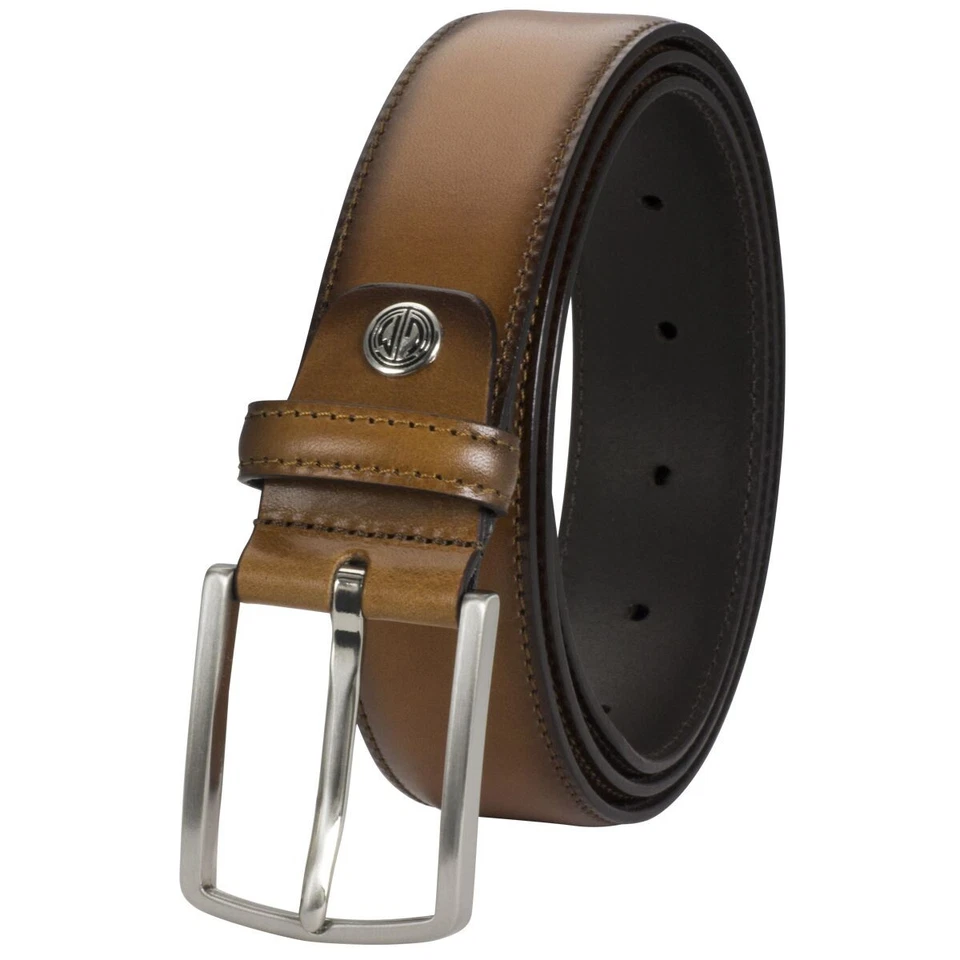 LINDENMANN Anzug-Ledergürtel Herren, Anzug-Gürtel Herren 35 mm breit Vollrindled