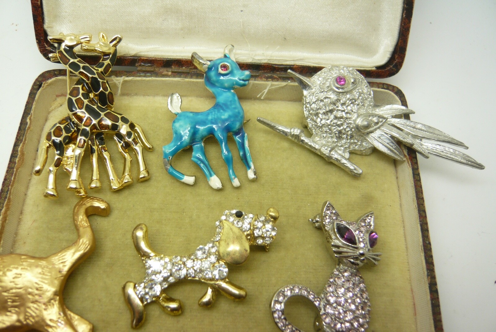 MIXED LOT OF VINTAGE ANIMAL BROOCHES PINS eBay