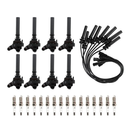 Ignition Coils + Spark Plugs + Wires For Dodge Ram 1500 2500 3500 5.7L V8 UF378 - Picture 10 of 15