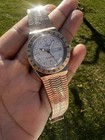 Timex Rose Gold Day Date Watch