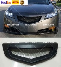 Matte Black Fiberglass Front Bumper Grill For Acura Tl 2009-2011 2010 Sedan