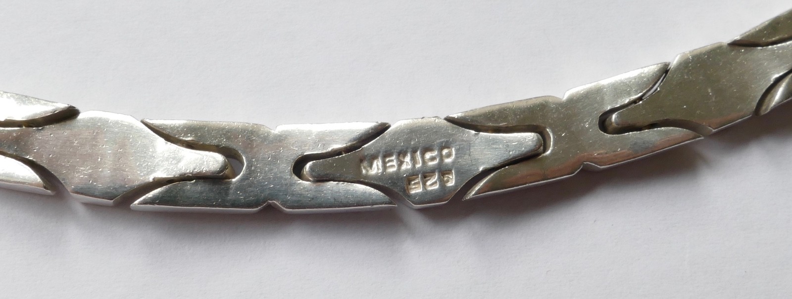Solid bracelet Mexico simple timeless 925 silver … - image 4