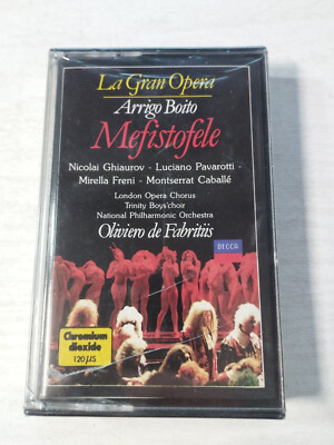Arrigo Boito Mefistofele Fabrittis Pavarotti Ghiaurov Caballe - Cassette Nueva