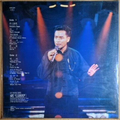Leslie Cheung ベストアルバムセット SEALED / Leslie Cheung 張國榮 - The Greatest Hits [ 1989 Korea