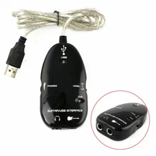 USA Guitar to USB Interface Link Cable PC / MAC Recording Practical