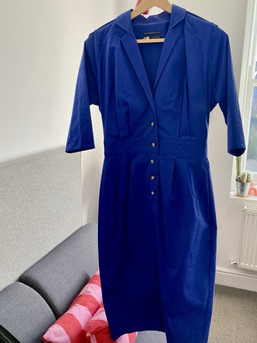 cue blue dress Australia MIDI utilitarian Dress, size 10 DTJAAAAM on X: 