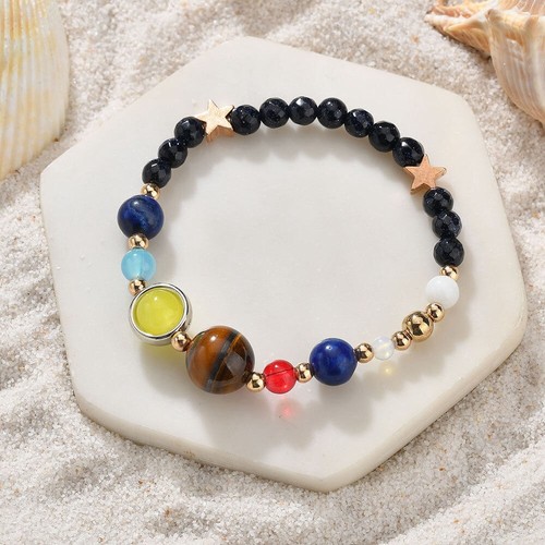 4mm-10mm Natural Gemstone Beaded Stretch Bracelet Crystal Healing Reiki Gifts - Picture 44 of 440