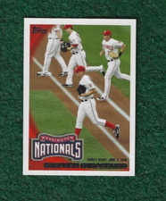 STEPHEN STRASBURG - 2010 TOPPS UPDATE ROOKIE DEBUT CARD # US-55 - NATIONALS. rookie card picture