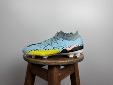 Nike Phantom GT2 Pro DF FG Glacier Ice / Black / Yellow Soccer Shoes Mens US 11