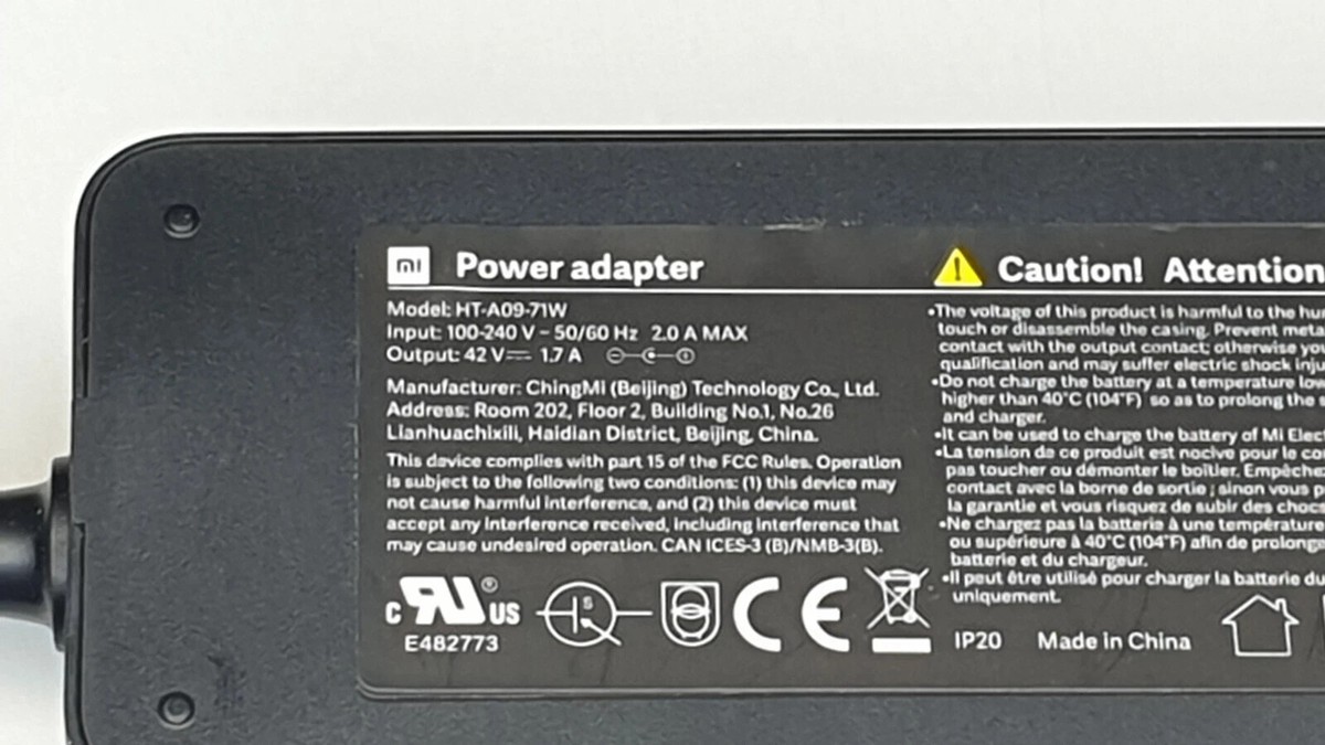 KFD Netzteil 42V 2A 36V Akku Ladegerät Für Xiaomi HT-A09-71W E-Scooter - Foto 4