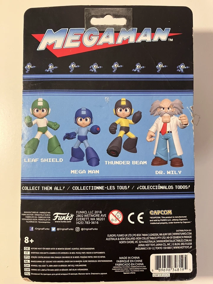 Mega Man Leaf Green Funko Action Figure - Photo 3/4