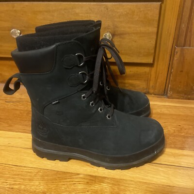 Timberland 800 Gram Primaloft Black Nubuck Leather Snow Drifter