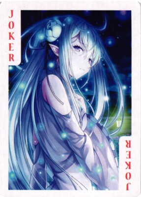 Emilia RE:ZERO Playing Card Goddess Story Anime Collectible Card