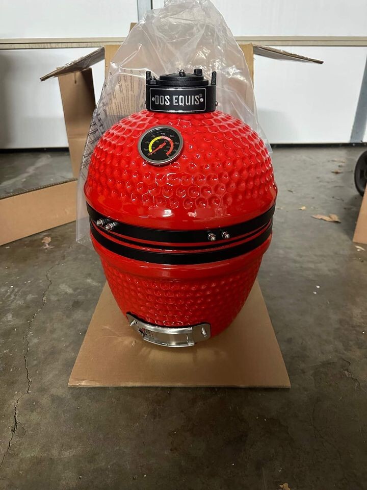 【未使用】バーベキューコンロ BBQ お洒落 BBQ&SMOKE レッド 少煙 バーベキューコンロ（アウトドア/行楽用品）｜通販のベルメゾンネット