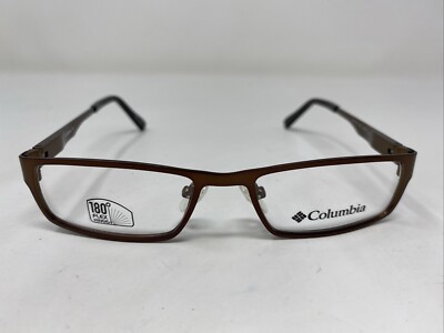 Columbia Red Cliff C03 48-16-130 Dark Brown Metal Full Rim Eyeglasses Frame M854