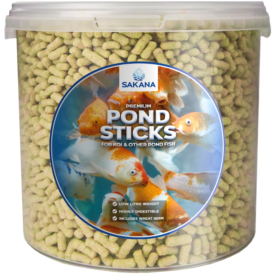Sakana Premium Pond Fish Sticks Complete All Round Balanced Cold Water Fish Food