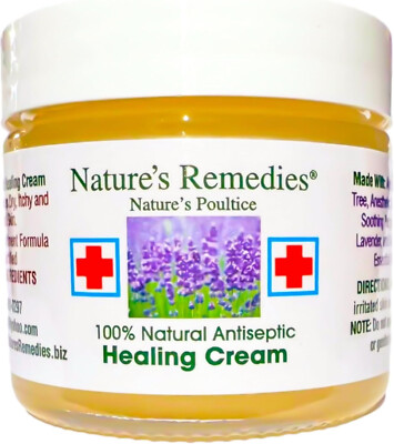 ''100% Natural Antiseptic Healing Cream'' Heals, Soothes Itchy & Irritated Skin