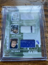 2009 Sportkings Lawrence Taylor Reggie Jackson Phil Esposito HOF /8 Vault NMMT