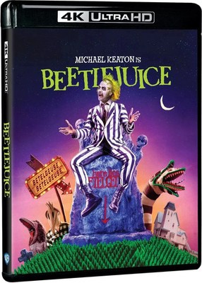 NEW Beetlejuice (1988) 4K Ultra HD Blu-ray 2-Disc US Release