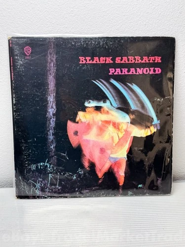 Black Sabbath Paranoid Lp Vinyl 1971 1st Press W/Insert 1887 VG/VG 💥