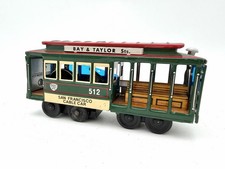 Vintage Japan Tin San Francisco Cable Car 512 Non Working Bay Taylor