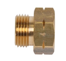 Adapter f&uuml;r 33kg Propanflasche zum Anschluss von Campingregler an 5/11kg Flasche