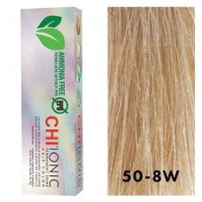 CHI IONIC Permanent Shine Hair Color 3oz 50-8W medium natural warm blonde