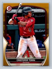 Cristofer Torin 2023 Bowman Draft Paper Gold /50 #BD-148 Diamondbacks
