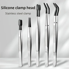 5Pcs Tweezers with Rubber Tips Tweezers Rubber PVC Silicone Coated Non Marring F