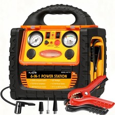 Car Owner Emergency Kit - 2200a Jump Starter With Air Compressor Inverter