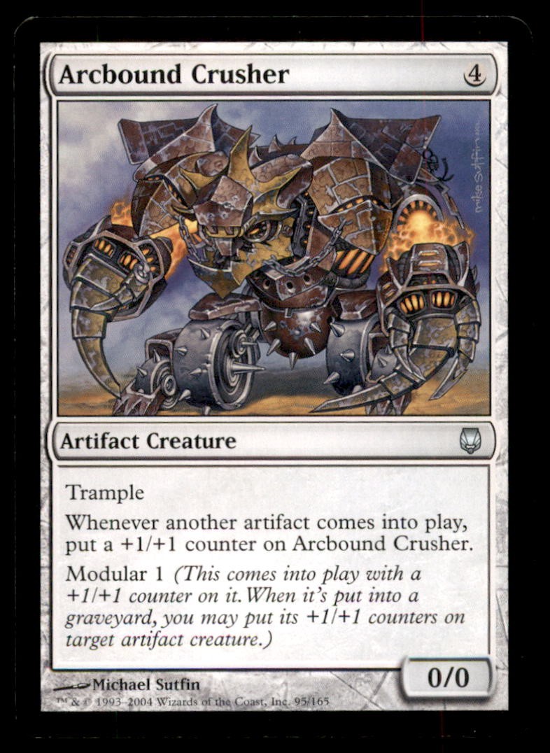 MTG Arcbound Crusher LP Light Play Darksteel [1427]