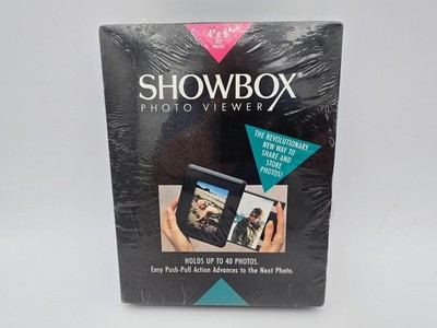 Showbox Photo Viewer 4''X6'' Photos Holds 40 Pictures Album Factory Sealed 1991